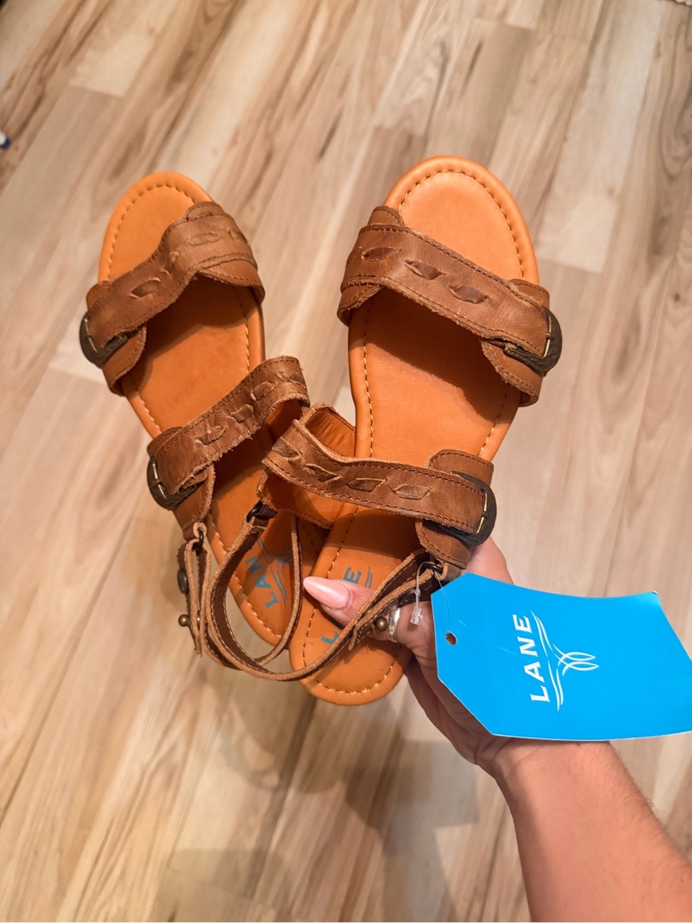LANE Whisperweave Western Sandal * NEW